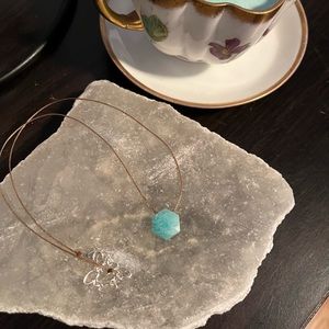 Soulku Amazonite pendant with sterling clasp